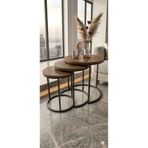 CAPRİDOS MOBİLYA Ecol 3lü Zigon Sehpa - Ceviz