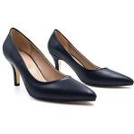 Caprito Kadın Klasik Topuklu Siyah Stiletto Ayakkabı