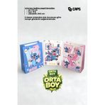 caps office 1 Adet Stitch Orta Boy Lüks Hediye Poşeti 9.5 x 19.5 x 24.5 cm | Kalın Karton Çanta