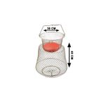 Captain 12 mm 25x35 cm Göz Şamandralı Tel Livar Balık Sepeti