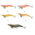 Captain 3025 12 cm 6 Different Squid Size 3.5 Kalamar Zokası