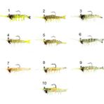 Captain 3049 Magic Shrimp 3D Silikon Karides 76 mm 5.5 gr COL:02 Suni Yem