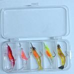 Captain 3062 Silikon Karides 5.5cm Suni Yem 5'li Kutu Renk:mix - 5,5 CM - Renkli