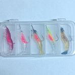 Captain 3062 Silikon Karides 5.5cm Suni Yem 5'li Kutu Renk:mix
