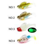 Captain 3069 Jumping Soft 7.5cm 14GR Gizli Iğneli Levrek Silikonu Suni Yem - No:1