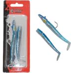 Captain 3071 Ultimate Sardine 12CM 21GR Sandeel Levrek Silikonu 2'li Suni Yem - No:7