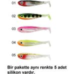 Captain 3074 Duck Tail Soft 9cm 8.6gr 5'li Paket Silikon Yem Iğnesiz - 05