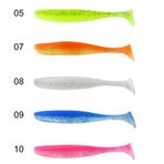 Captain 3075 Shad Tail Soft 10cm Levrek Silikonu 5li Paket Suni Yem 09