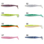 Captain 3516 Pukka Shad 9cm 7gr Levrek Silikonu 5'li Paket Suni Yem 01
