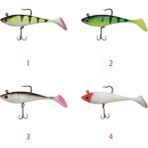 Captain 3544 Crazy Zander Uv Paint 12CM Turna Silikonu Suni Balık 02 - Renkli