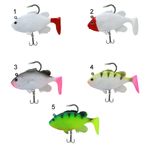 Captain 3563 Orient Soft 9 cm Levrek Silikonu 3'lü Set Suni Balık