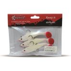 Captain 3567 Cracker Soft 10 cm Levrek Turna Silikonu 3'lü Set Suni Balık