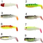 Captain 3569 Style Soft 10CM 10GR Levrek Turna Silikonu 5'li Paket Silikon Yem - No:4