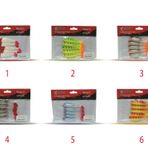 Captain 3569 Style Soft 8cm Levrek Silikonu 5'li Paket Suni Yem 7