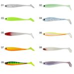 Captain 3587 Dagi Duck Shad 9cm 7gr Levrek Silikonu 5'li Paket Suni Yem 07