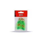 Captain 3594 6 Octopus Curly 6 cm Ahtapot Sübye 5'li Paket Suni Yem