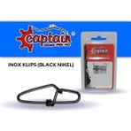 Captain 5017 Bl-nıck 10'lu Inox Maket Klipsi