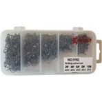 Captain 5192 Inox Kilitli Fırdöndülü Klips Seti Kutuda Mix 210 Adet