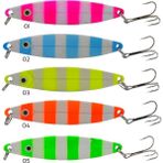 Captain 6150 Zebra Glow 5 9 cm 28 gr Lüfer Kaşığı