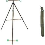Captain 6807 Tripod Teleskobik 2li Ayarlanabilir Surf Kamış Sehpası 180CM - Siyah