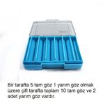 Captain 7221 Mavi Cift Tarafli Maket Kutusu 12 Gozlu 14X10x3cm (Max 7Cm Maketler İcin)