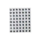 Captain 7633 Göz 8mm Naturel Silikon Damla Göz 49LU Paket - Standart