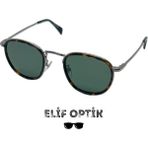 Captain Brooks Elif Optik CBS2047 04 Mineral Camlı Unisex Güneş Gözlüğü UV400 - Koyu Yeşil-Gri