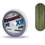 Captain Dynamic Soft Pe 8 Örgü İp 100 mt Yeşil 0.45 mm Misina