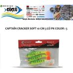 Captain Levrek Turna Silikonu Captaın Cracker Soft 10 cm 3 Lü Pk Renk : 5