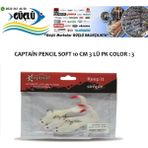 Captain Levrek Turna Silikonu Captaın Pencıl Soft 10 cm 3 Lü Pk Renk : 3
