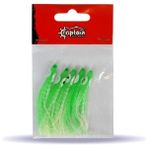 Captain Octopus Curly Renk:7 6 cm Silikon Ahtapot Sübye 5 Adet