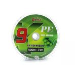 Captain X9 Megane Tech Pe 9 Örgü Spin İpi 125Mt Dark Green Standart 0.25 Mm
