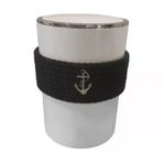 Captainra Beyaz Çöp Kovası - Siyah