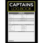 Captain's Logbook: Record Navigation, Weather, Voyages & Boat Repairs | Nautical Journal for Sailing, Yachting & Fishing | Large Print