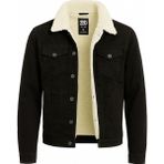 Captiva Zbd Erkek Slim Fit Kürklü Kot Ceket - 7432 - Siyah