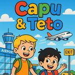 Capu & Teto: Airport Adventure Coloring Book for Kids Ages 3 to 12