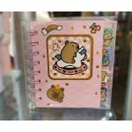 Capybara Figürlü Spiralli Ayraçlı Not Defteri (14CM*10CM) AD66245 - Pembe