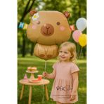 Capybara Folyo Balon Kapibara Şekilli Balon Kahve