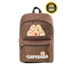 capybara Orijinal Lisanslı Çocuk Okul Çantası – Su Geçirmez, Hafif, Ön cepli, Canlı Renkli
