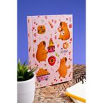Capybara Pasta Sert Kapaklı Defter 14x20