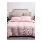 Caqqa Soft Pink Cift Kisilik Carsafi Lastikli Pamuk Nevresim Takimi