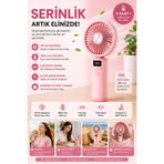 CAR BOOST Dijital Ekranlı Şarjlı El Vantilatörü Sınıfının En Güçlüsü ( Anahtarlık Hediyeli )