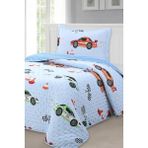Car Genç ve Çocuk Tek Kişilik Yatak Örtüsü 180X240 - Çok Renkli - 180 x 240 cm