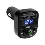 Car X8 2.0A Bluetooth Fm Transmitter Telefon Görüşme Destekli