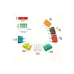 Car19 Mini Bıçak Sigorta Karışık (5 A*7.5 A*10 A*15 A*20 A*25 A*30 A) (100 Ad)