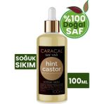 Caracal %100 Saf Doğal Hint Yağı Soğuk Sıkım Saç Yüz Kaş Kirpik Cilt Bakım Yağı 100 ml