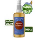 Caracal Doğal Keten Tohumu Yağı Soğuk Sıkım 100 ml %100 Saf