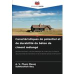 Caractéristiques de potentiel et de durabilité du béton de ciment mélangé