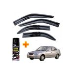 Caraks Accent Milenyum (Kasa) Mügen Cam Rüzgarlığı 2000 - 2003 Arası 4 Lü Takım +500ML Lastik Parlatıcı