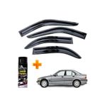 Caraks Bmw E36 Mügen Cam Rüzgarlığı Sedan 1991-1998 Arası 4 Lü Takım +500ML Lastik Parlatıcı